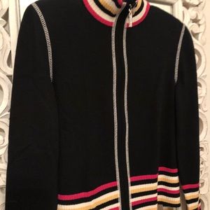 St John Sport New With Tags. Zip Up Wool Cardigan